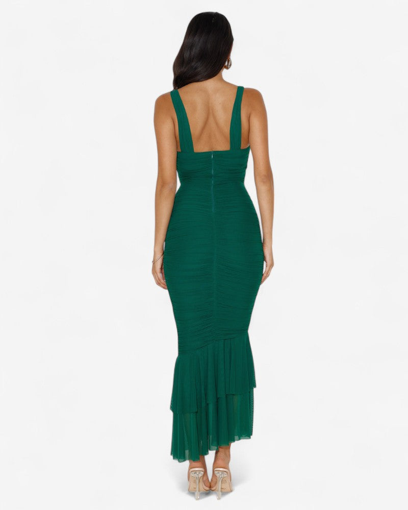 LUMIERA | TIERED FRILL DRESS