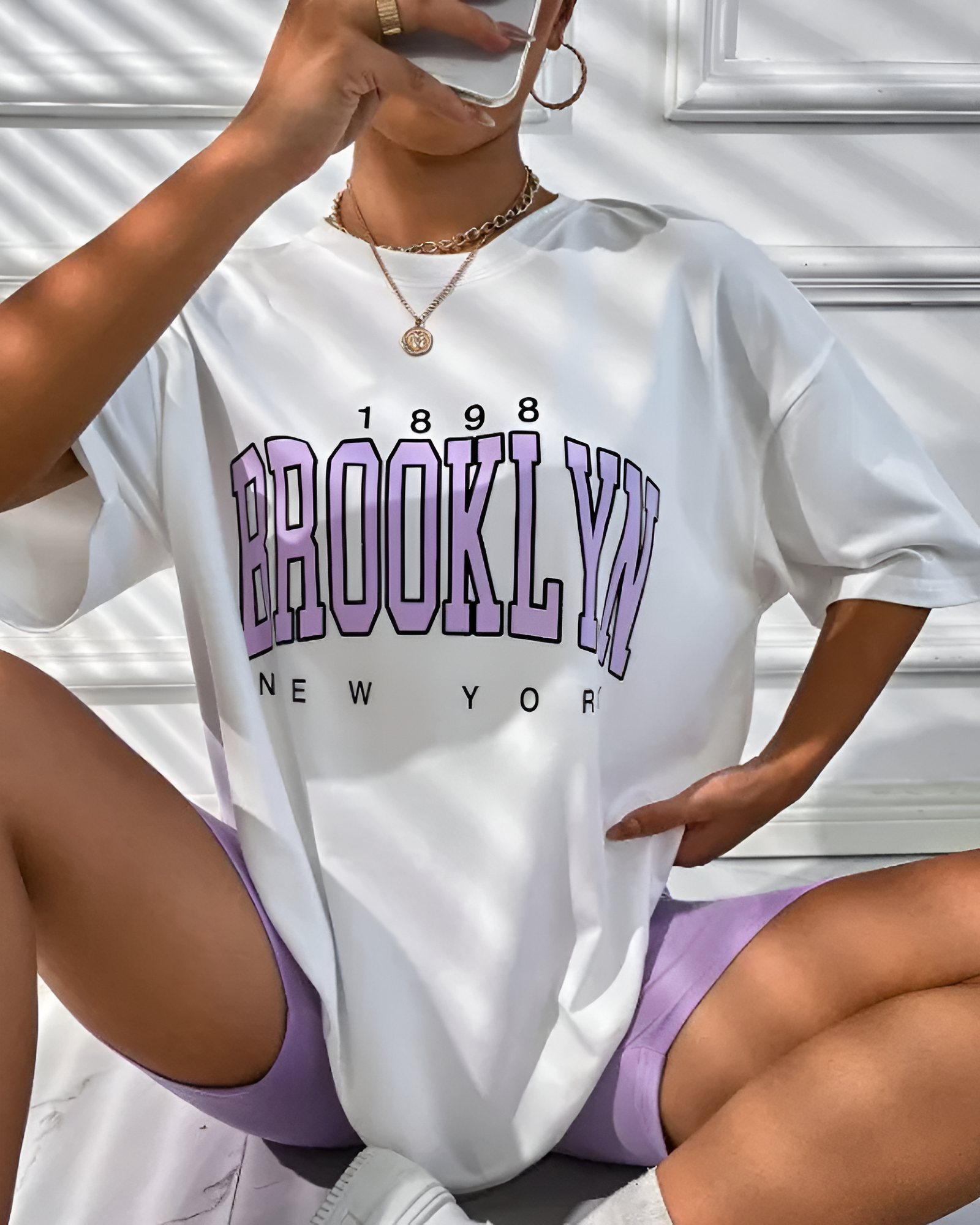 URBANYX | OVERSIZED BROOKLYN GRAPHIC TOP