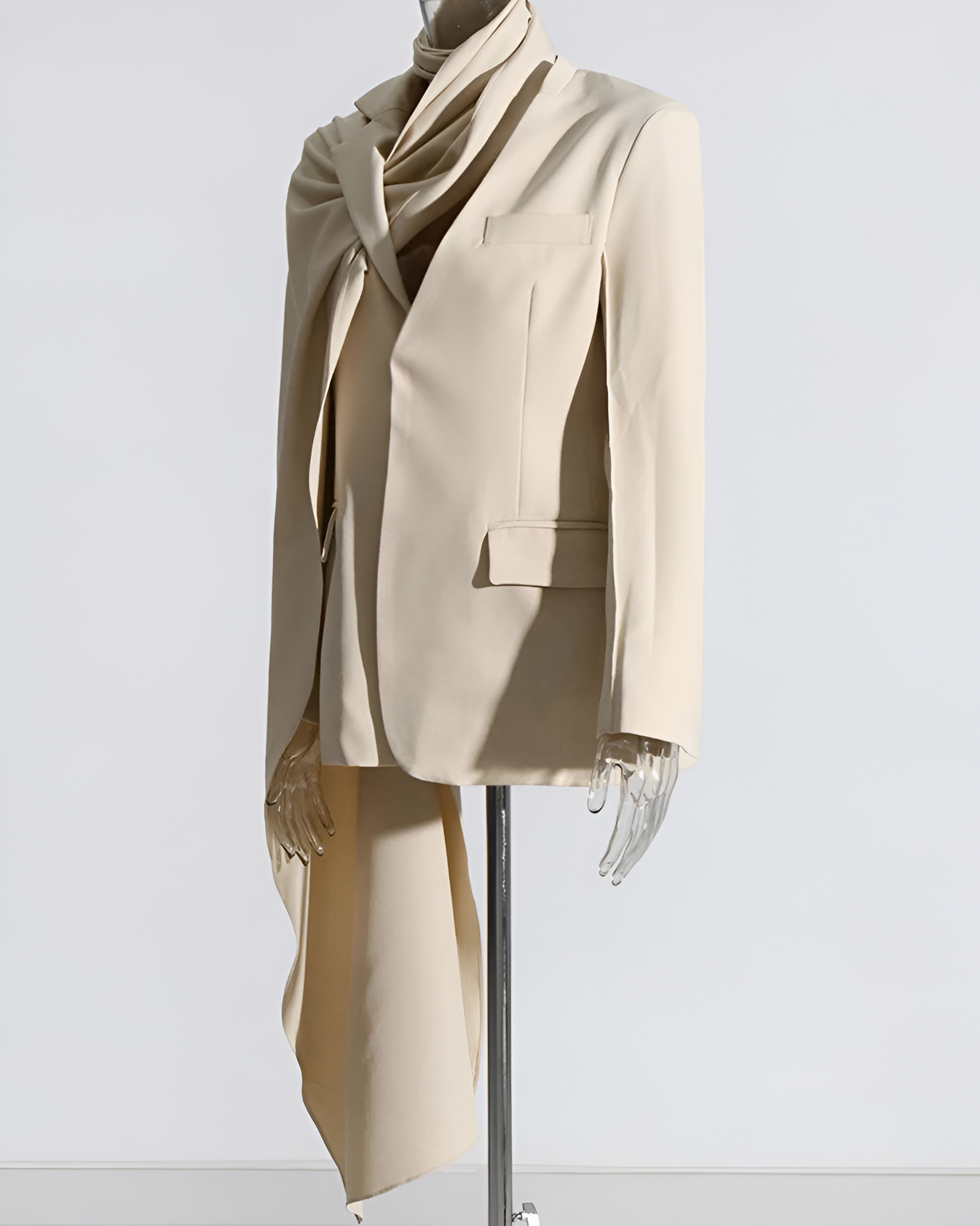 CAROLINE | BLAZER À COL CRANTÉ