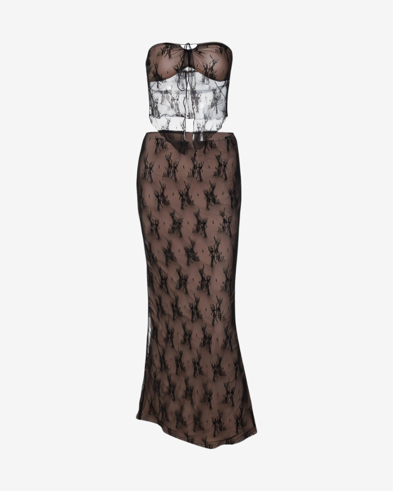 ELYSIANNA | LACE TOP & SKIRT SET
