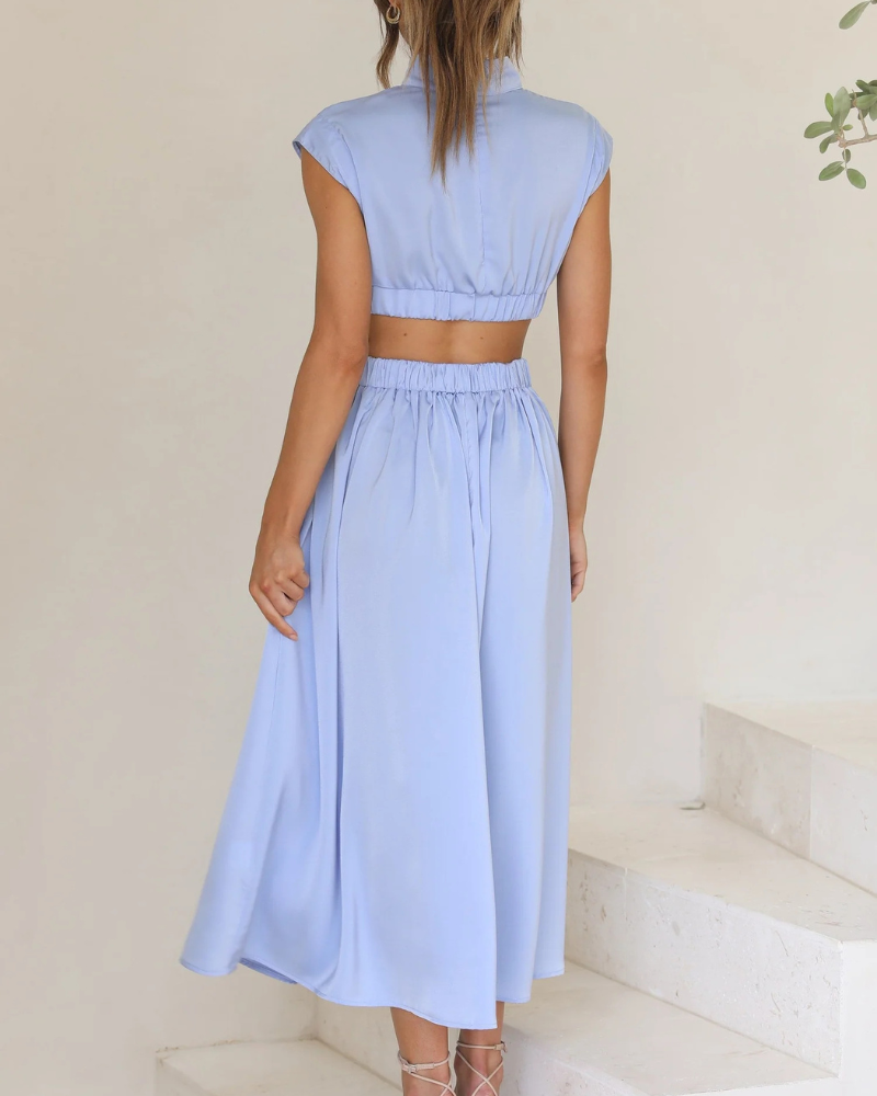 MARQUELLE | CUT-OUT MAXI DRESS