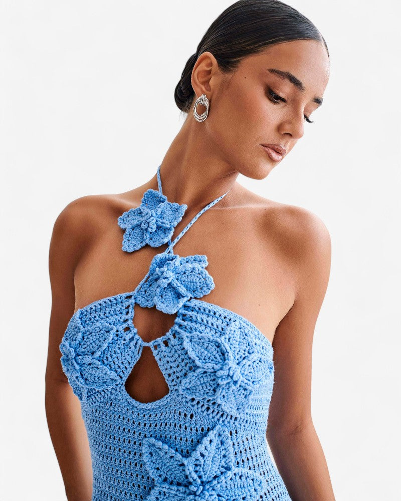 MARELLS | FLORAL CROCHET DRESS
