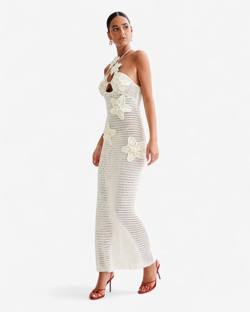MARELLS | FLORAL CROCHET DRESS