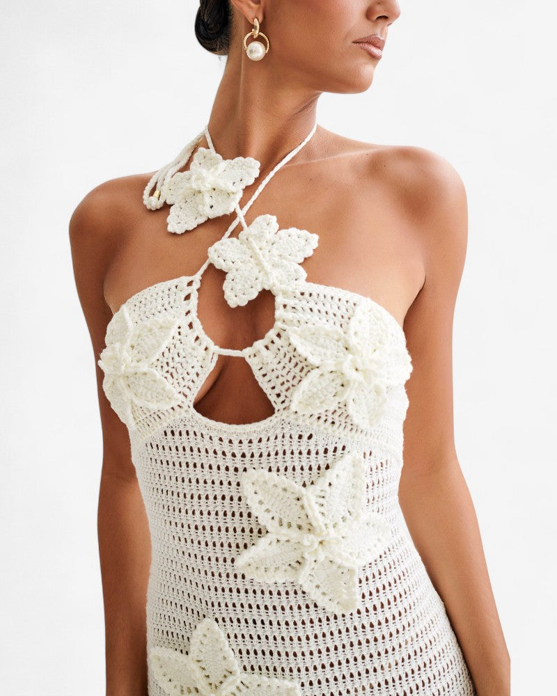 MARELLS | FLORAL CROCHET DRESS