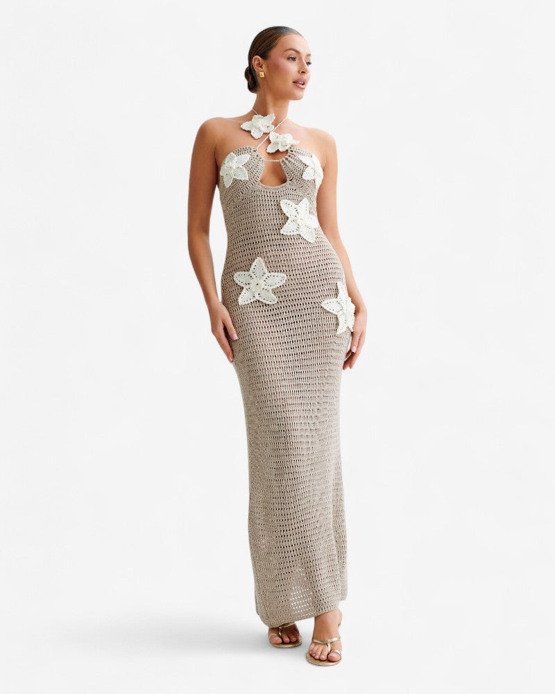 MARELLS | FLORAL CROCHET DRESS
