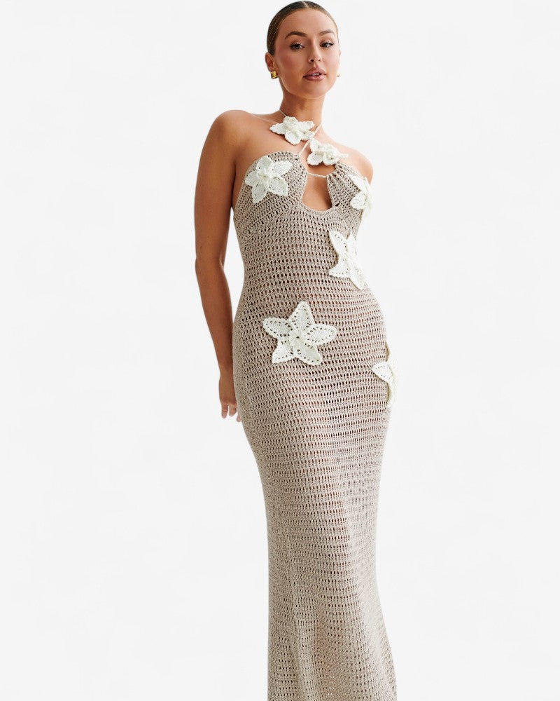 MARELLS | FLORAL CROCHET DRESS