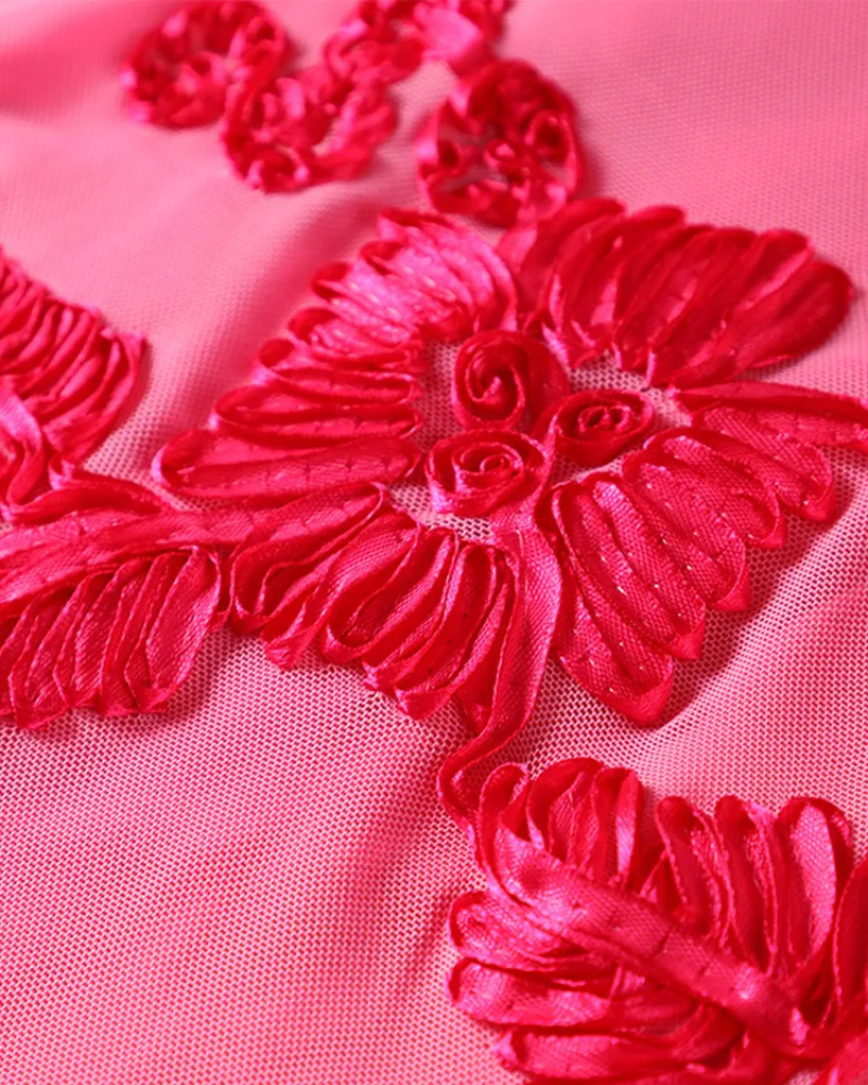 MARELI | 3D FLORAL DRESS
