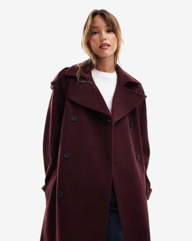 LUA | TRENCH-COAT BORDEAUX