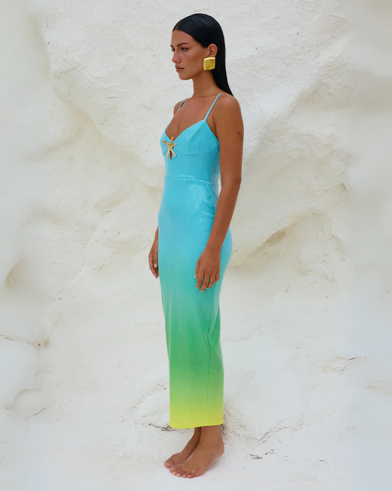 ALMARÈ | ROBE ÉTOILE DE MER TIE-DYE