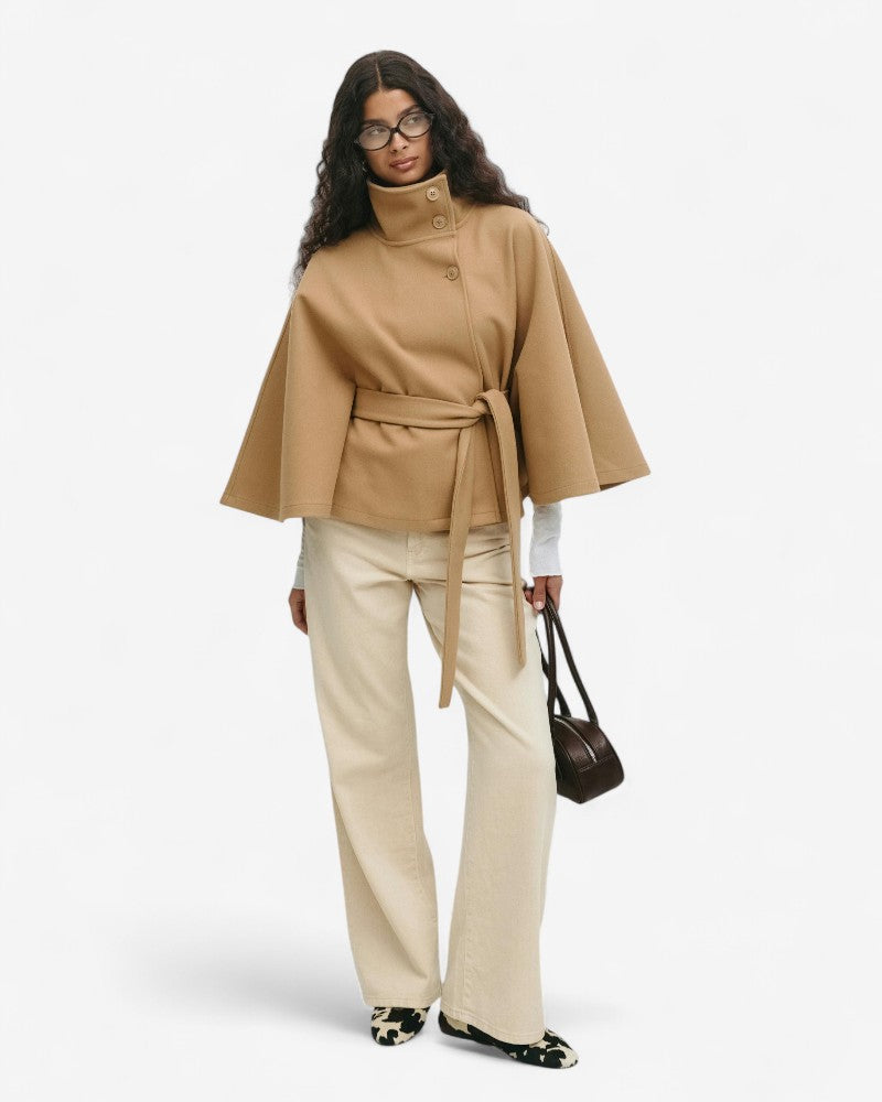 Belt cape jacket