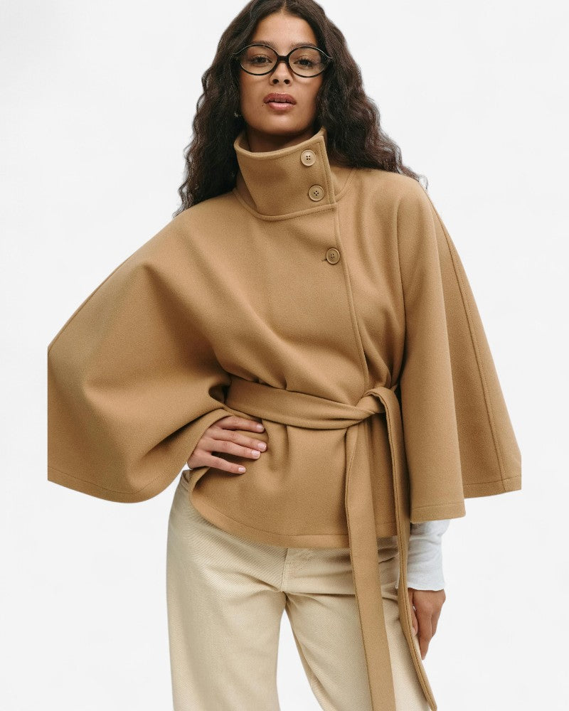 Belt cape jacket