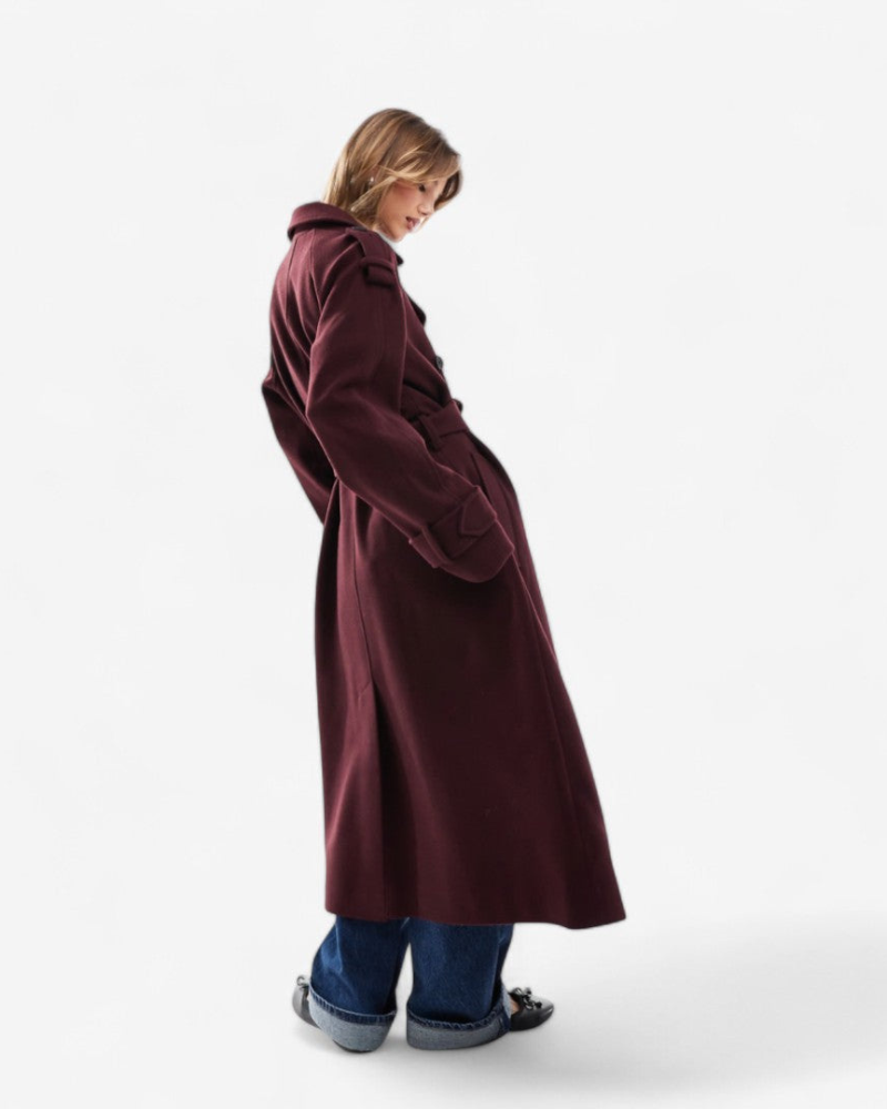 LUA | TRENCH-COAT BORDEAUX