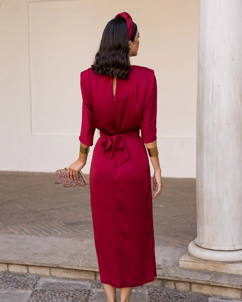 SANTÉ ÉCLAT | DRAPED DRESS