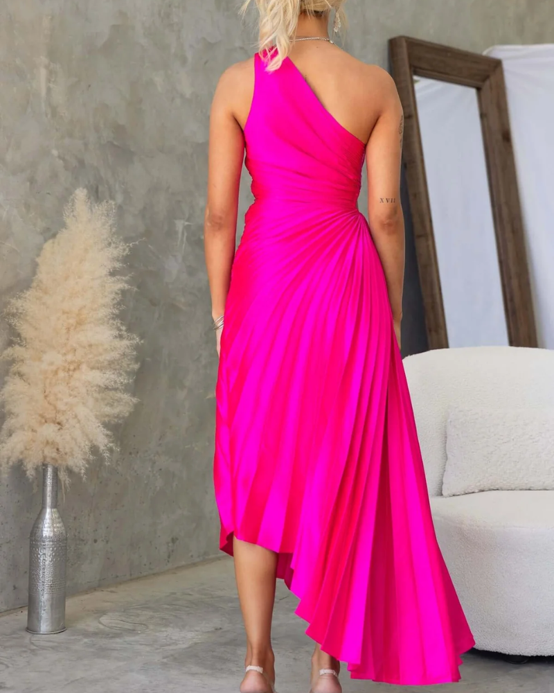 AURELIA | ONE-SHOULDER CUT-OUT DRESS