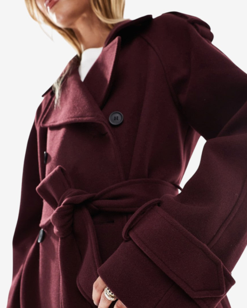 LUA | TRENCH-COAT BORDEAUX