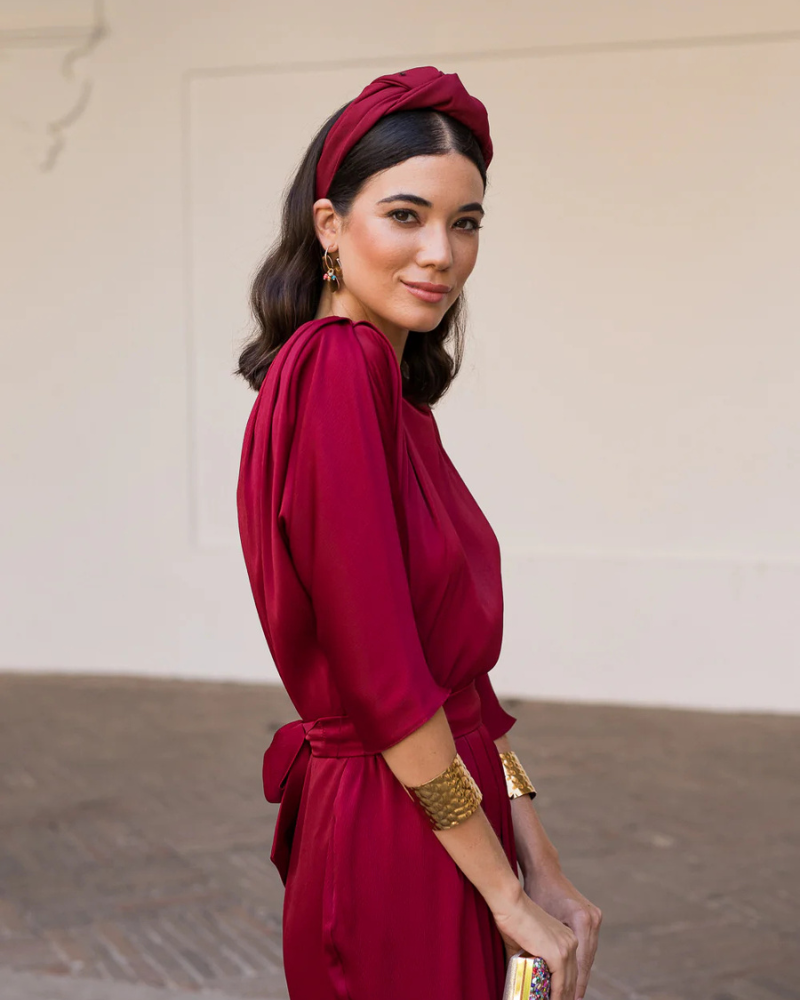 SANTÉ ÉCLAT | DRAPED DRESS