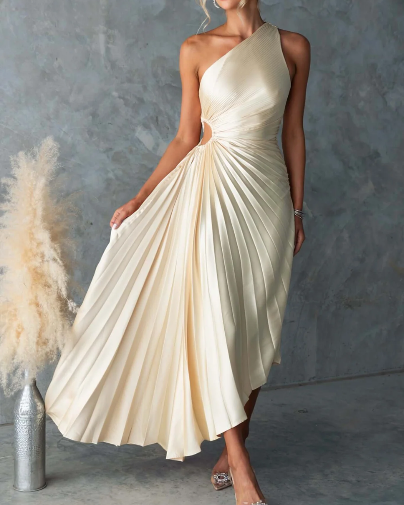 AURELIA | ONE-SHOULDER CUT-OUT DRESS