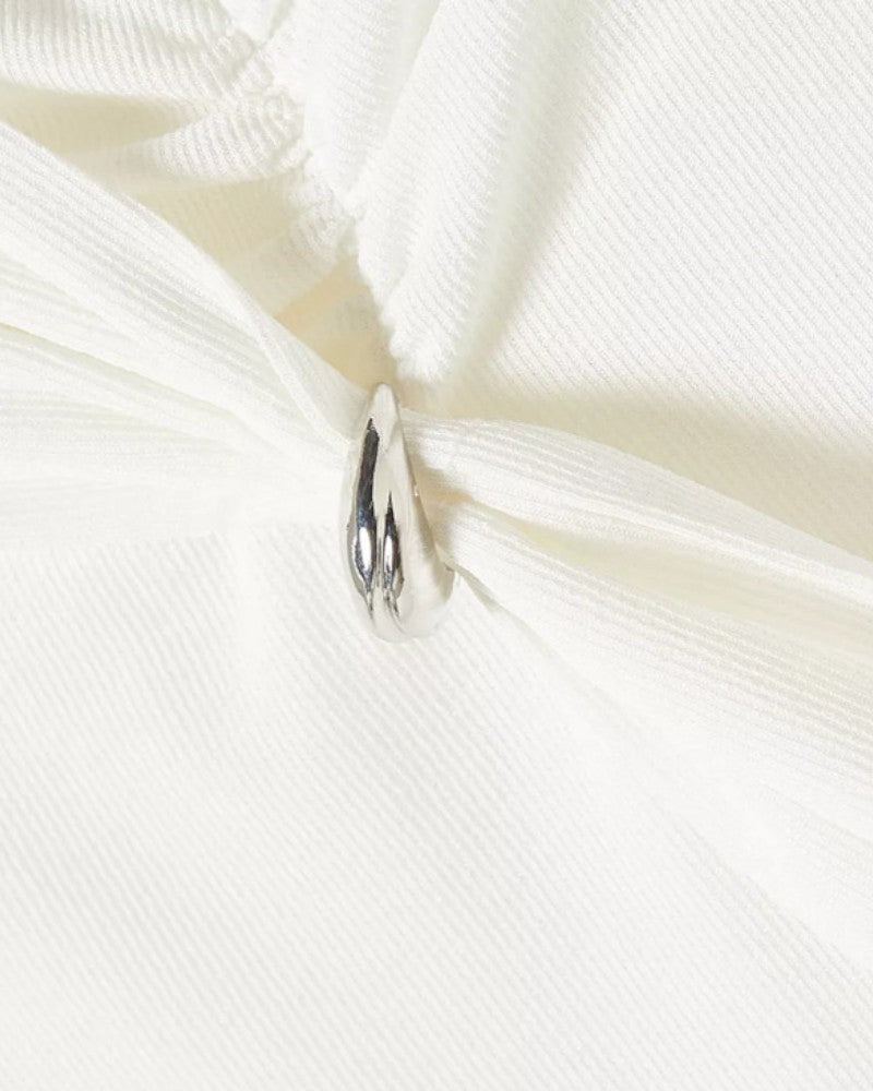 NOIRÉA | TWISTED DRAPE DRESS