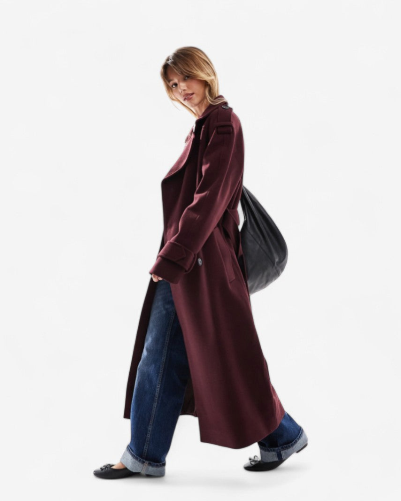 LUA | TRENCH-COAT BORDEAUX