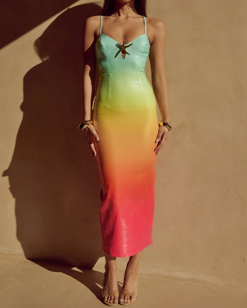 ALMARÈ | ROBE ÉTOILE DE MER TIE-DYE