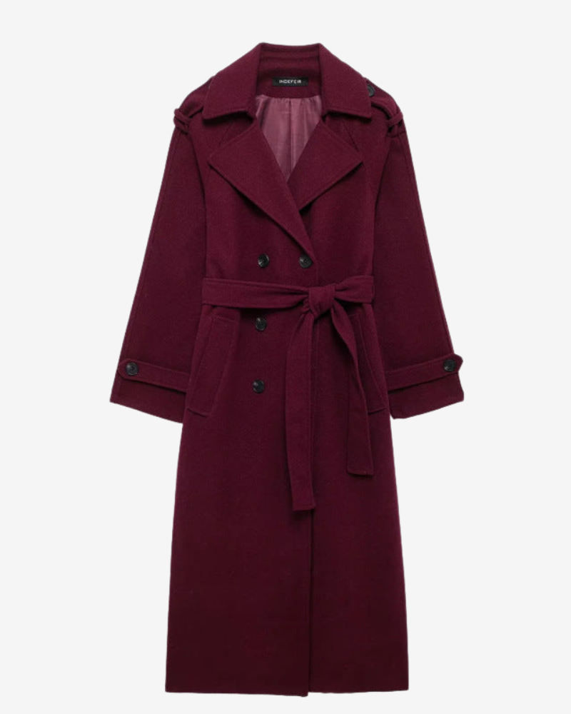 LUA | TRENCH-COAT BORDEAUX