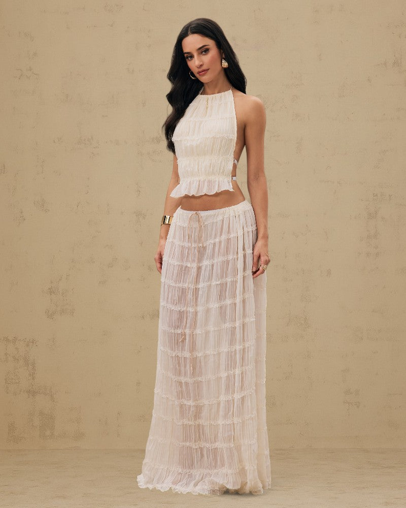 VALISSÉ | SHEER RUCHED SET
