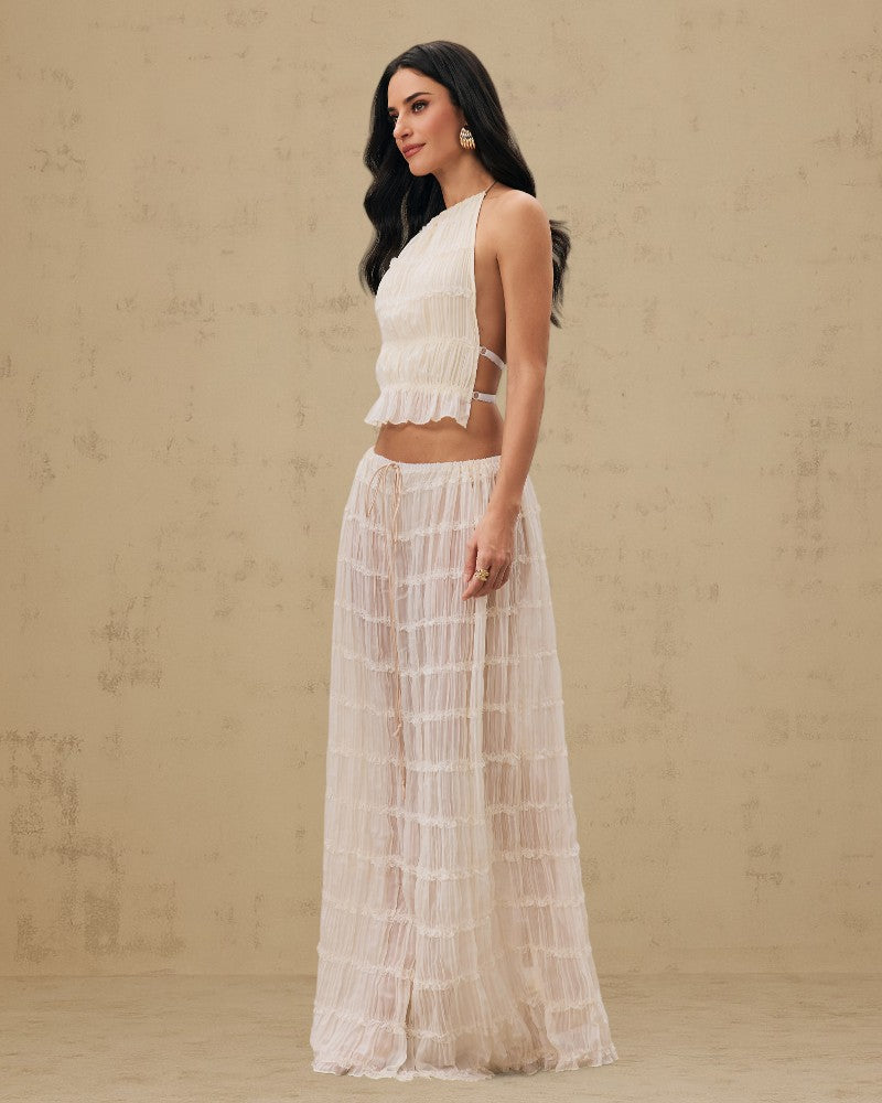 VALISSÉ | SHEER RUCHED SET