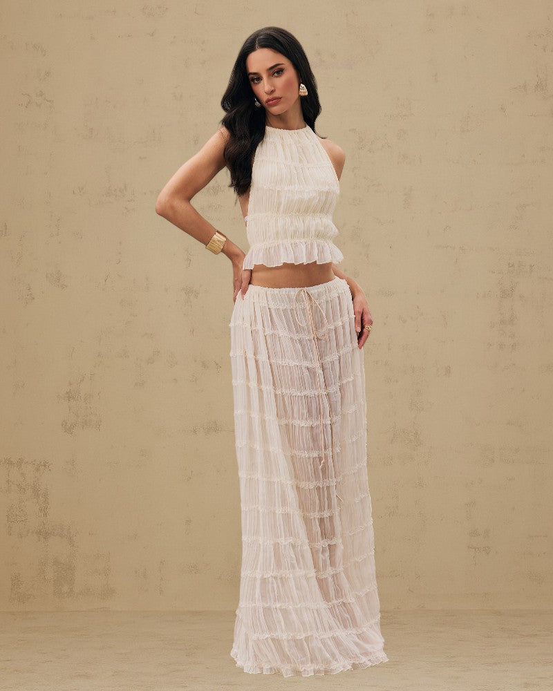 VALISSÉ | SHEER RUCHED SET