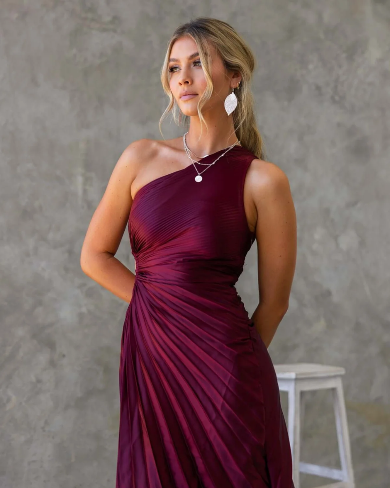 AURELIA | ONE-SHOULDER CUT-OUT DRESS
