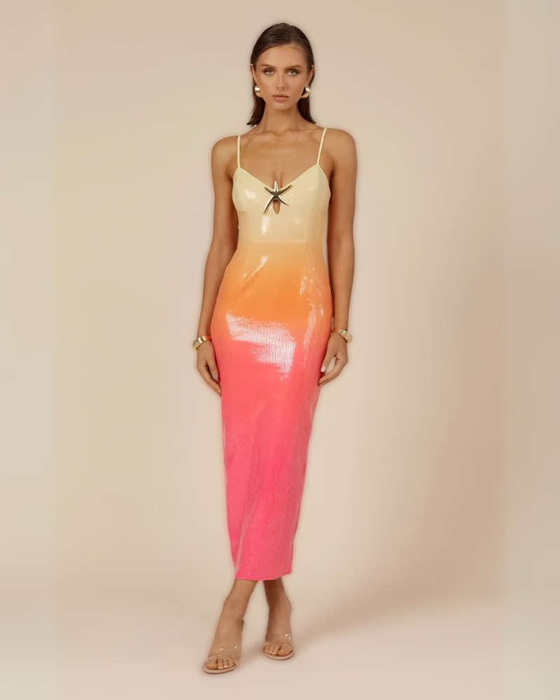 ALMARÈ | ROBE ÉTOILE DE MER TIE-DYE