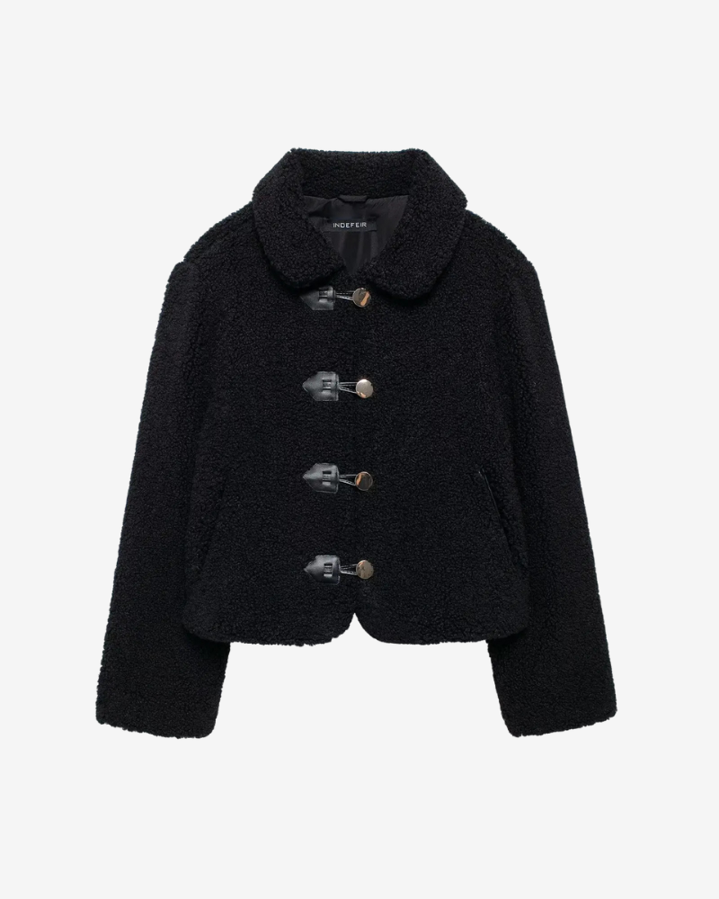 NOLAH | MANTEAU EN PELUCHE À BASCULE