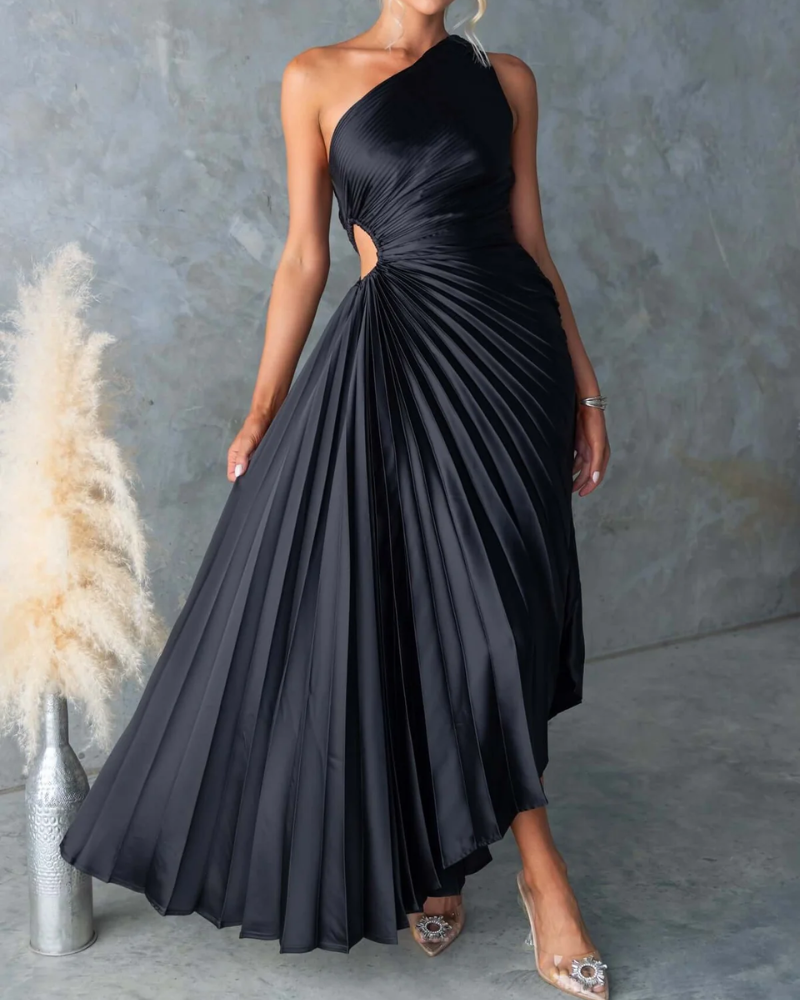 AURELIA | ONE-SHOULDER CUT-OUT DRESS