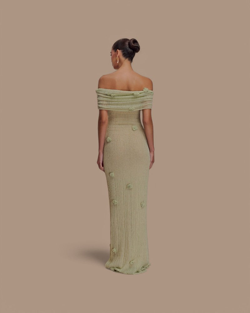SERAPHINA | FLORAL KNIT DRESS