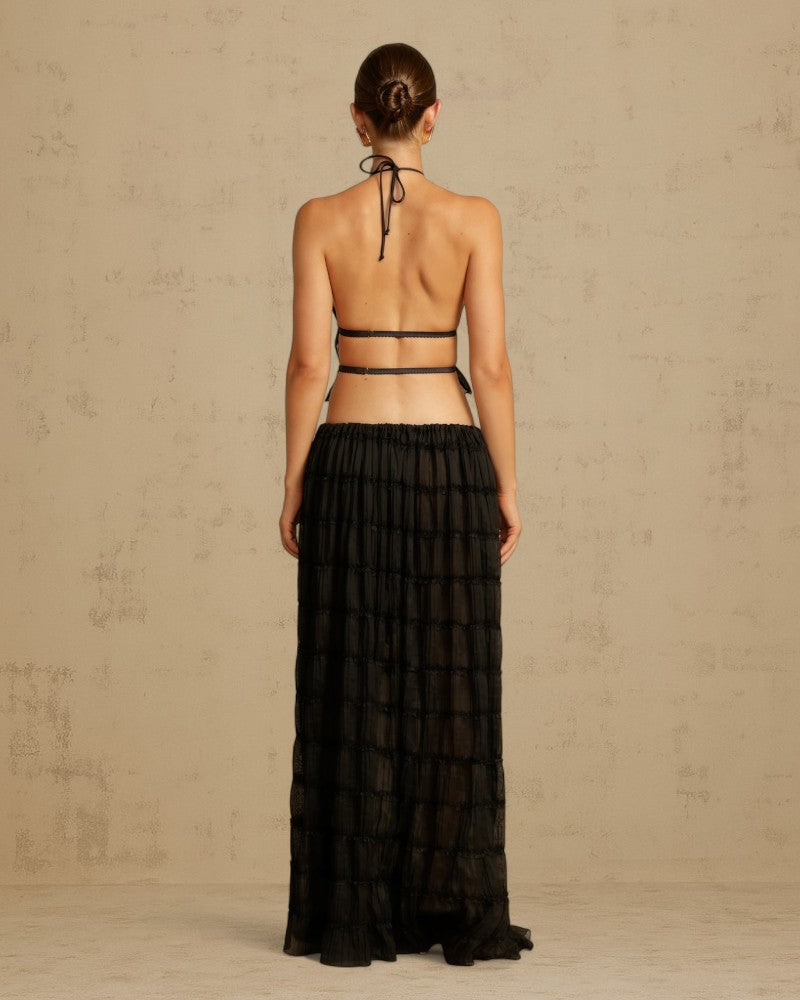 VALISSÉ | SHEER RUCHED SET