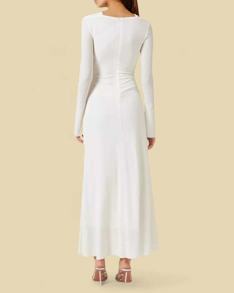 NOIRÉA | TWISTED DRAPE DRESS
