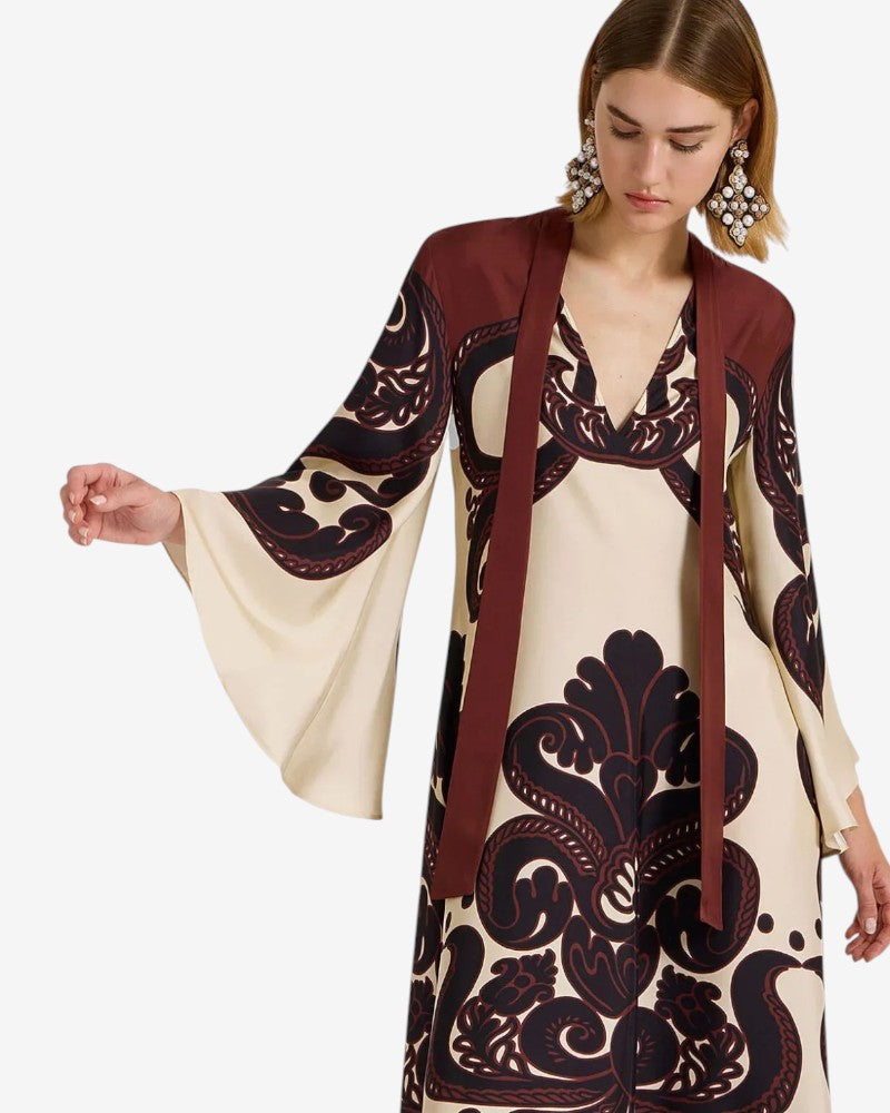 ROBE À IMPRIMÉ ARTISTIQUE | ORÉSSA