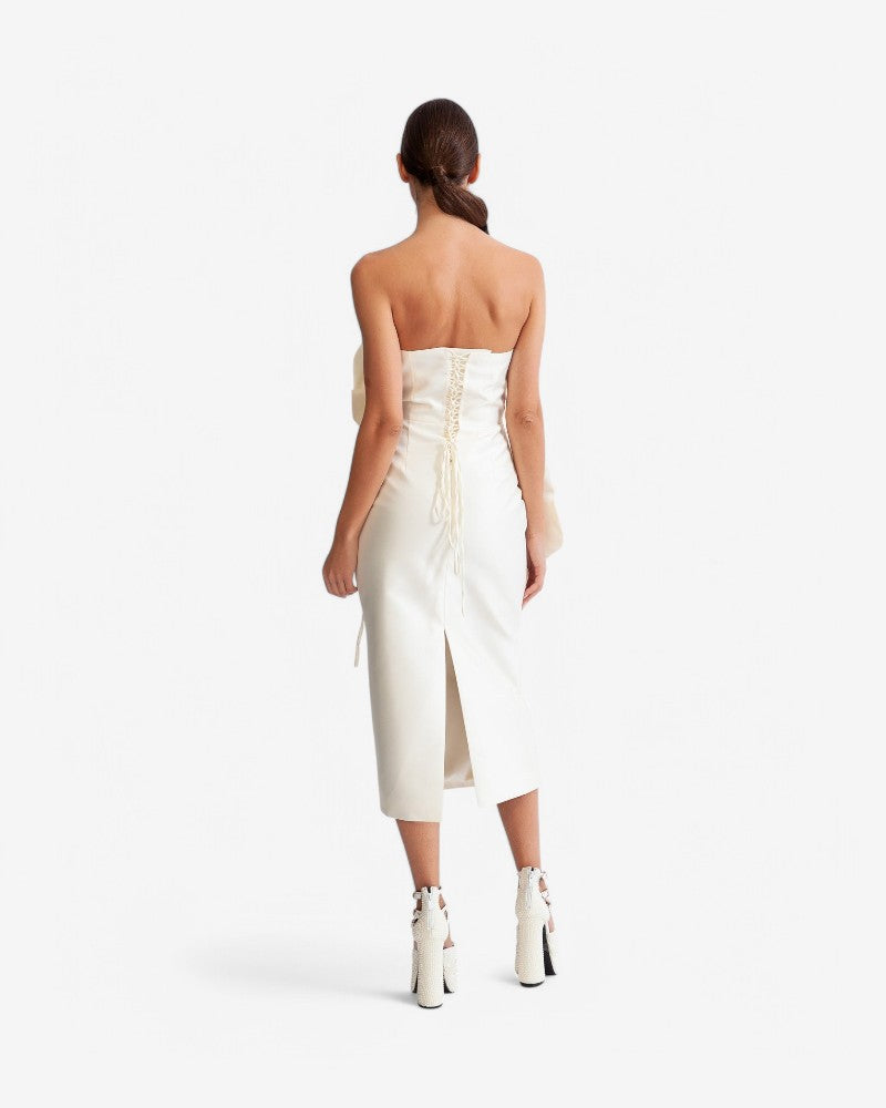 IVOIRÉ | SCULPTED BLOOM DRESS