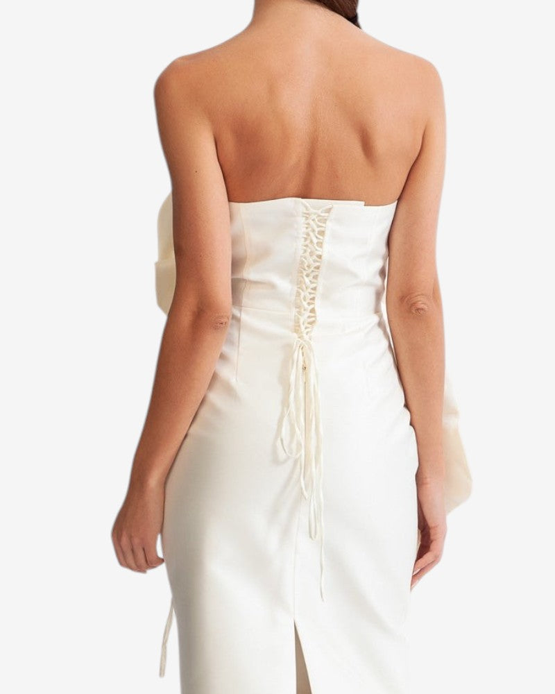 IVOIRÉ | SCULPTED BLOOM DRESS