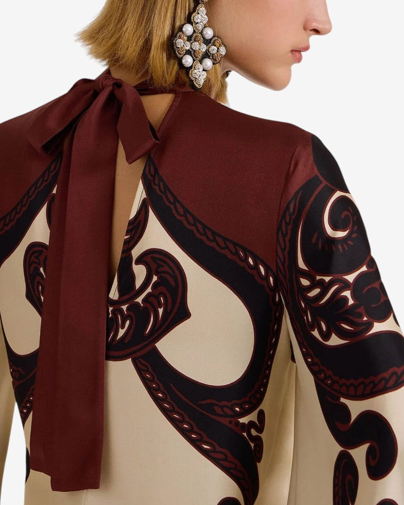 ROBE À IMPRIMÉ ARTISTIQUE | ORÉSSA