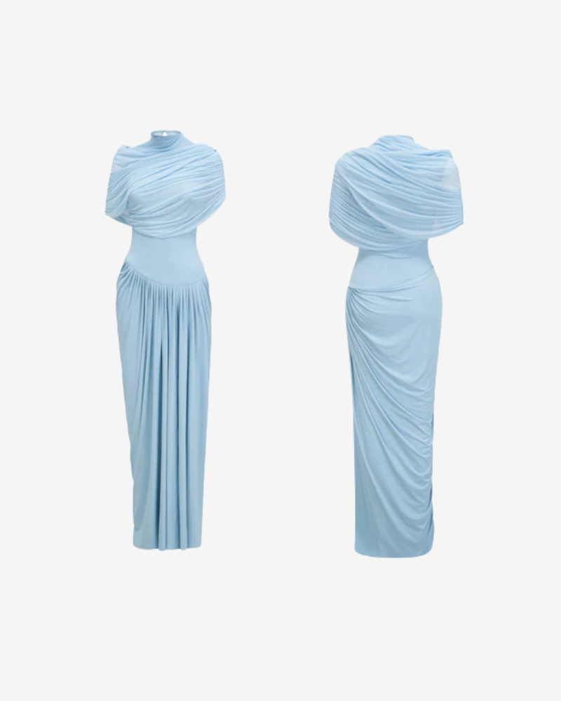 MILANOVA | DRAPED PLEATED DRESS