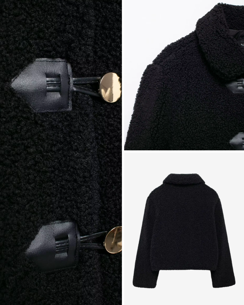 NOLAH | MANTEAU EN PELUCHE À BASCULE