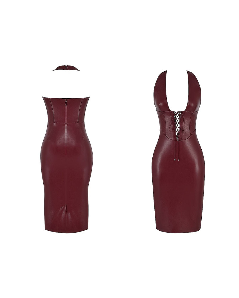 NOIRÉLIA | ROBE MIDI À DENTELLES