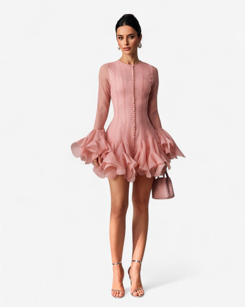 SELVAIRE | CASCADING CUFF DRESS
