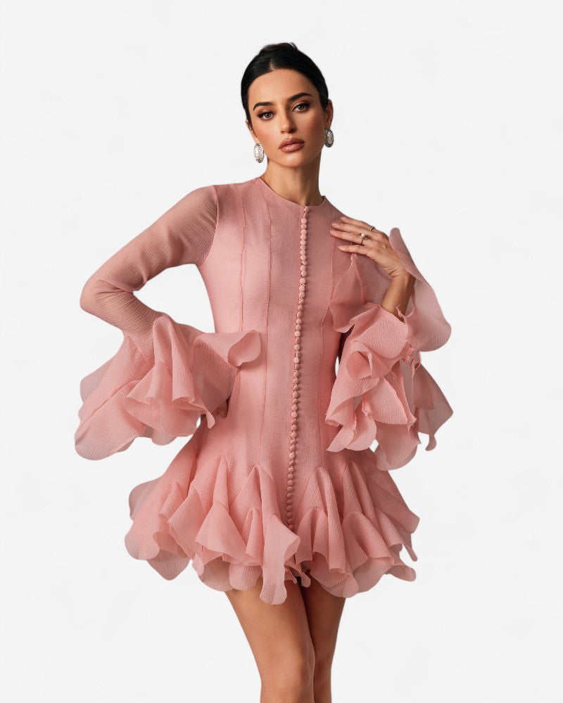 SELVAIRE | CASCADING CUFF DRESS
