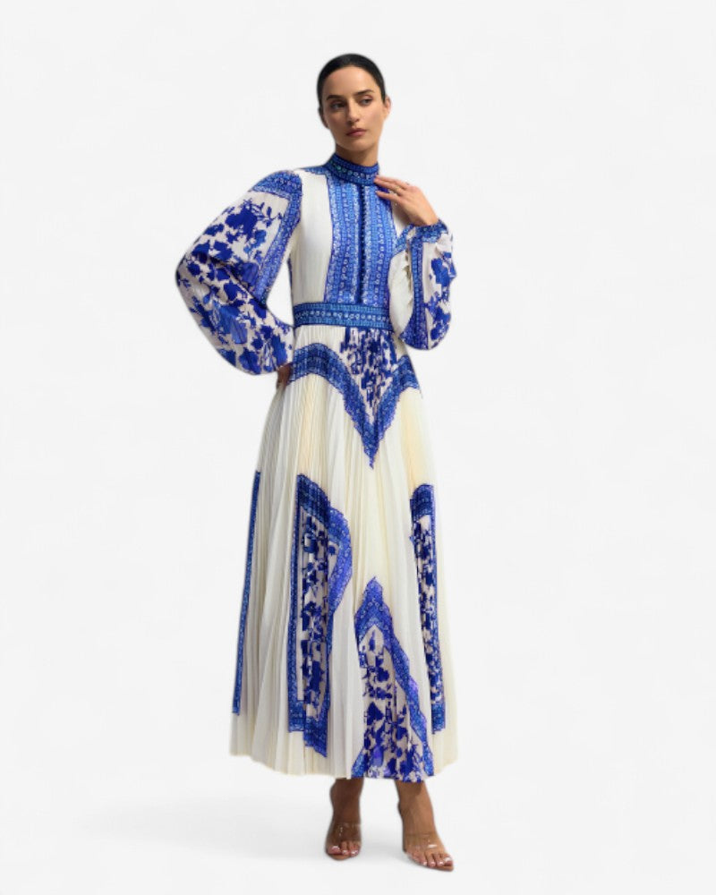 ALVARA | FLORAL PANEL DRESS