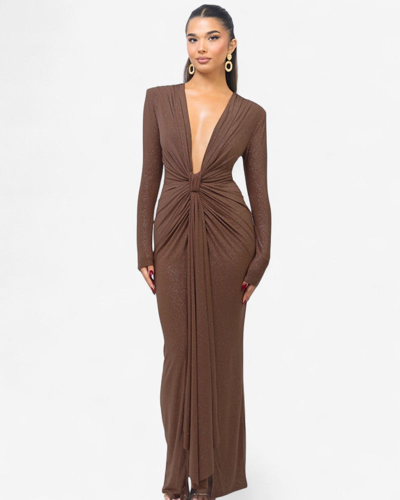 ALDENA | DEEP V DRESS