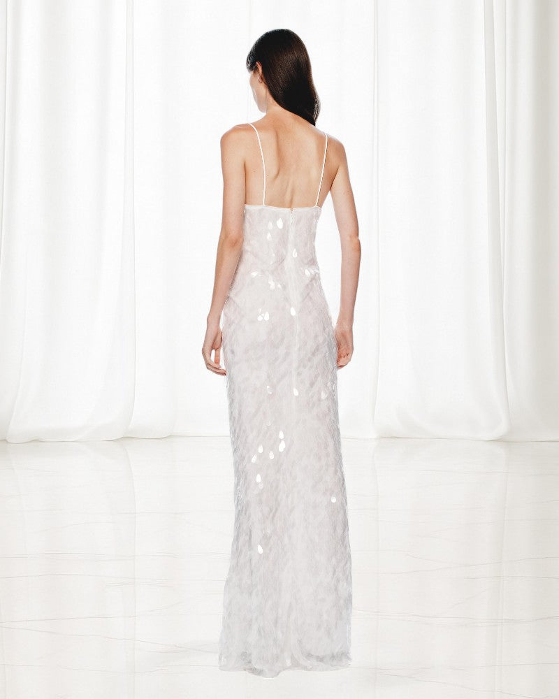 MONTAIA | DEEP V SEQUIN DRESS