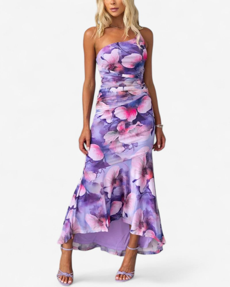 ALVÉA | ONE-SHOULDER DRESS