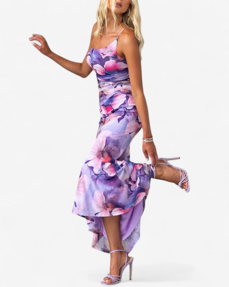 ALVÉA | ONE-SHOULDER DRESS