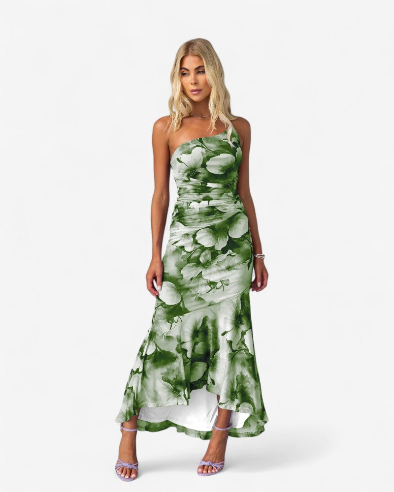 ALVÉA | ONE-SHOULDER DRESS